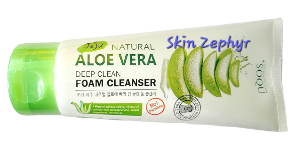 Soqu Jeju Aloe Vera Deep Clean Foam Cleanser For Cheap