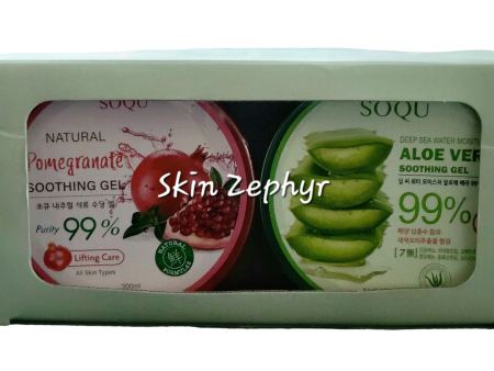 Soqu Pomegranate and Aloe Vera Soothing Gel Special Set Cheap