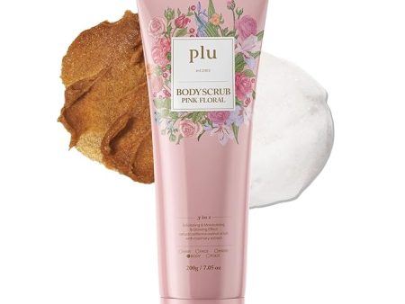 plu Pink Floral Body Scrub Fashion