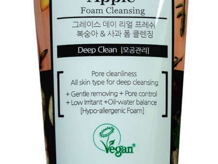 Grace Day Peach and Apple Foam Cleansing for Deep Cleansing For Sale