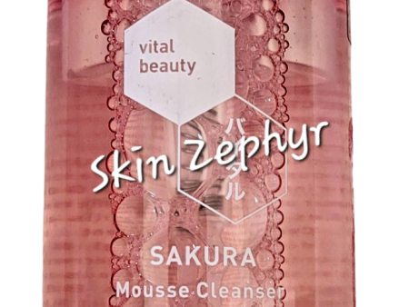 Vital Beauty Sakura Mousse Cleanser & Makeup Remover with Cherry Blossom Supply