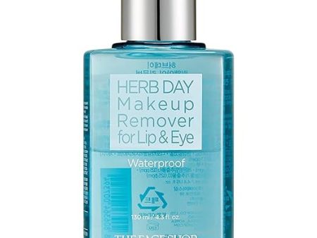 The Face Shop Herb Day Lip & Eye Makeup Remover Waterproof For Sale