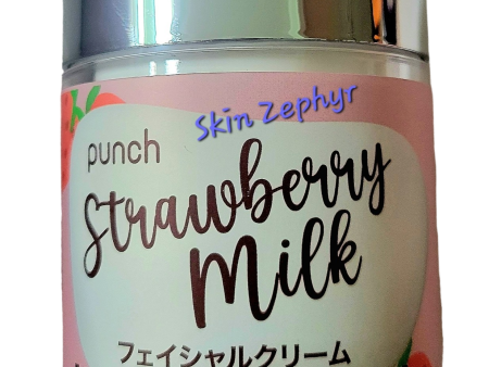 Punch Strawberry Milk Facial Cream with Vitamin E Fashion