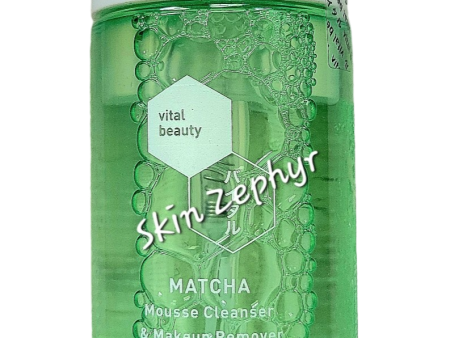 Vital Beauty Matcha Mousse Cleanser & Makeup Remover with Green Tea Discount