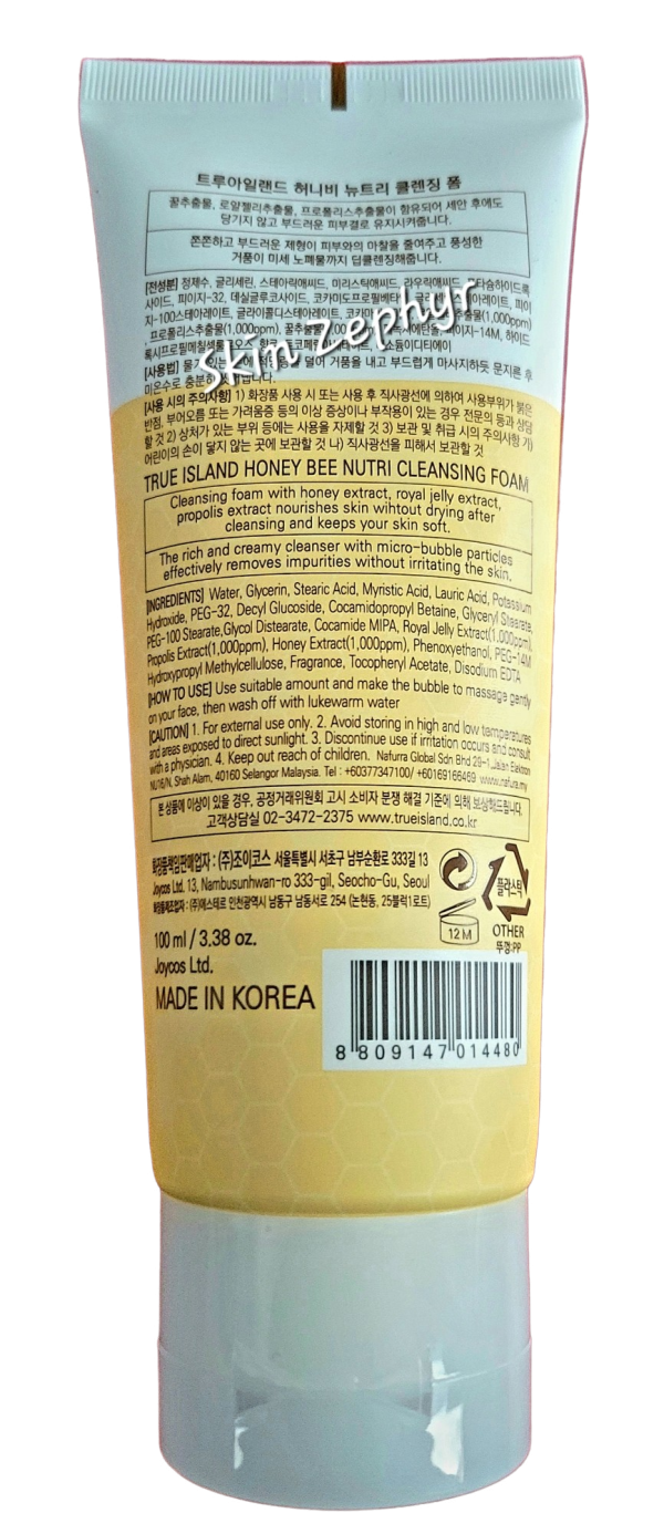 True Island Honey Bee Nutri Cleansing Foam For Cheap