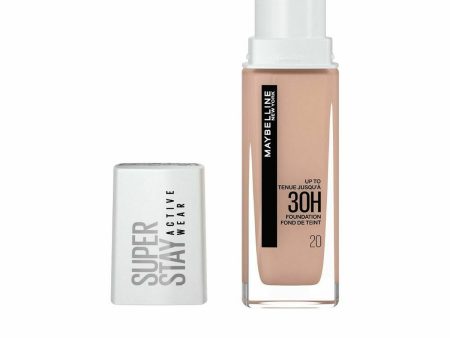 Base per Trucco Fluida Maybelline Superstay Activewear 30 h Foundation Nº20 Cameo (30 ml) For Sale