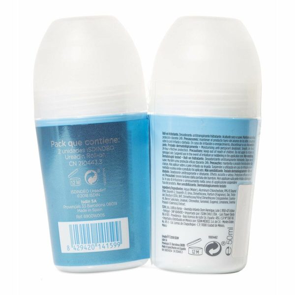 Deodorante Roll-on Isdin Ureadin Idratante 2 x 50 ml For Discount