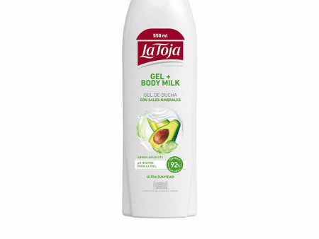 Gel Doccia La Toja Gel + Body Milk Avocado (550 ml) For Cheap