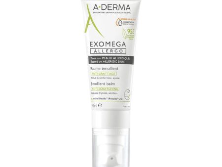 Balsamo per Alleviare il Prurito e l Irritazione A-Derma Exomega Allergo 40 ml For Sale