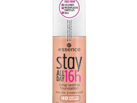 Base Cremosa per il Trucco Essence Stay All Day 16H 40-soft almond (30 ml) For Sale