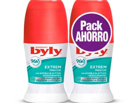 Deodorante Roll-on Extrem Frescor Byly (2 x 50 ml) Online Sale