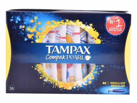 Pacco di Assorbenti interni Pearl Regular Tampax Tampax Pearl Compak (36 uds) 36 Unità on Sale