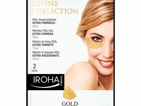 Cerotti per Contorno Occhi Gold Iroha Gold (2 uds) 2 Pezzi Sale