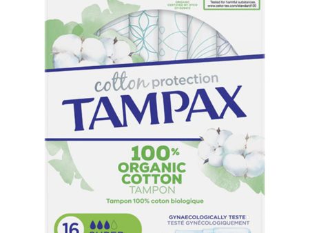 Assorbenti Interni Super ORGANIC Tampax Tampax Organic Super (16 uds) 16 Unità For Cheap