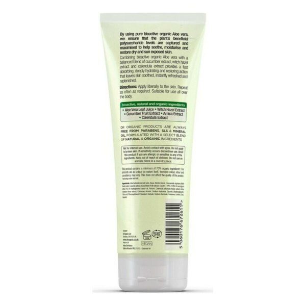 Gel Bagno Idratante Con Aloe Vera Dr.Organic DR00238 200 ml For Cheap