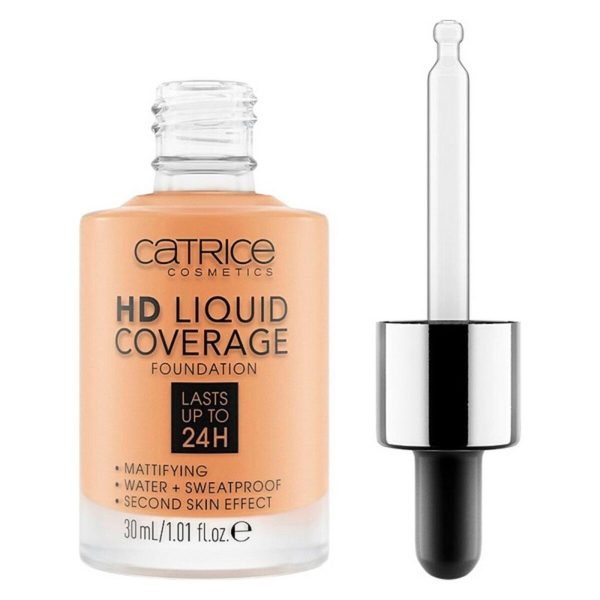 Base per Trucco Fluida Hd Liquid Coverage Foundation Catrice Fashion