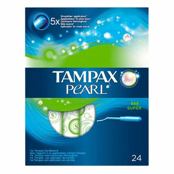 Pacco di Assorbenti interni Pearl Super Tampax Tampax Pearl (24 uds) 24 uds For Discount