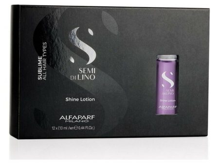 Trattamento per Capelli Protettivo Semi di Lino Sublime Shine Lotion Alfaparf Milano (12 x 13 ml) Online now