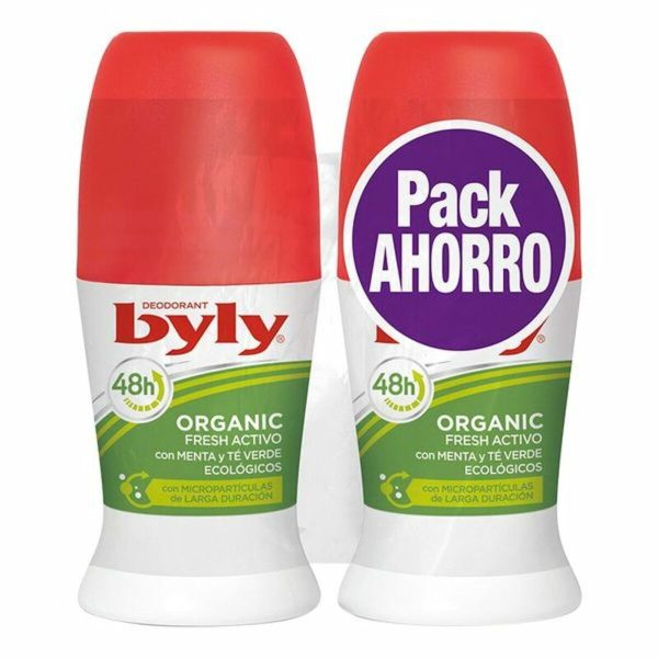 Deodorante Roll-on Organic Extra Fresh Activo Byly 8411104008458 (2 uds) (50 ml) Discount