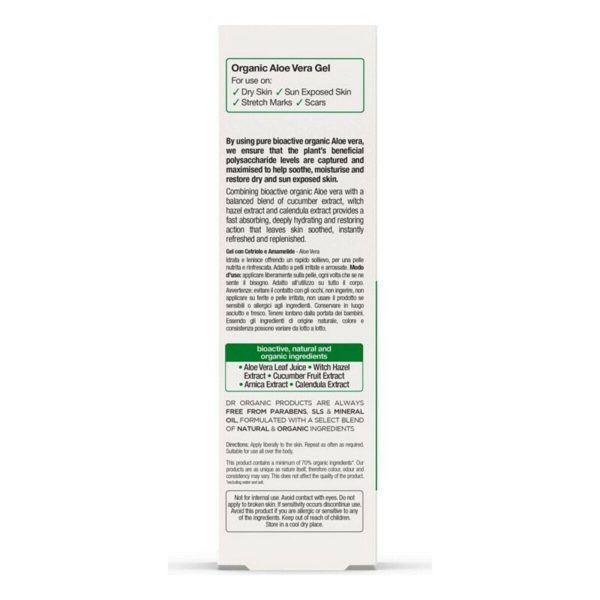 Gel Bagno Idratante Con Aloe Vera Dr.Organic DR00238 200 ml For Cheap