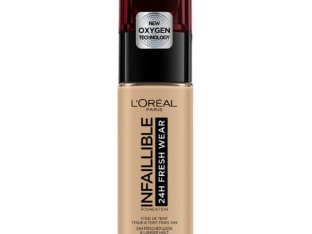 Base per Trucco Fluida Infaillible 24H L Oreal Make Up (30 ml) (30 m) (30 ml) For Sale