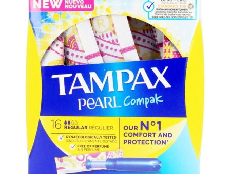 Assorbenti Interni Regolari PEARL Tampax (16 uds) (16 uds) (18 uds) Fashion