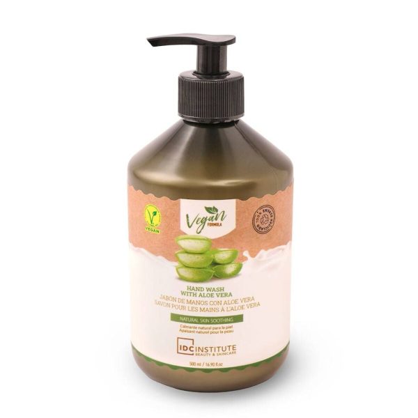 Sapone Liquido Mani con Dosatore IDC Institute Aloe Vera (500 ml) For Sale