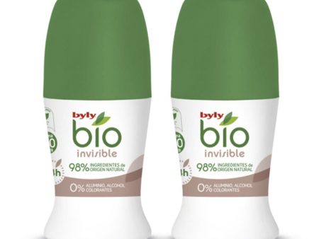 Deodorante Roll-on BIO NATURAL 0% INVISIBLE Byly (2 pcs) Hot on Sale