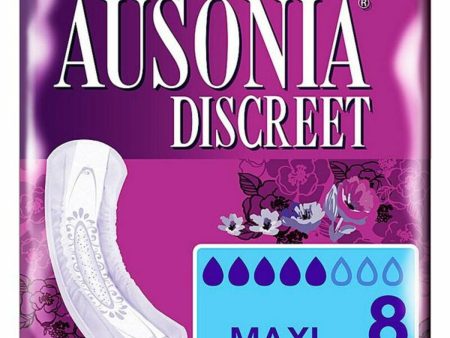 Assorbenti da incontinenza DISCREET mAXI Ausonia Discreet (8 uds) 8 Unità Online Hot Sale