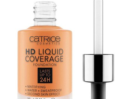 Base per Trucco Fluida Hd Liquid Coverage Foundation Catrice Fashion