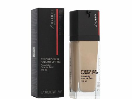 Base per Trucco Fluida Shiseido Synchro Skin Radiant Lifting Nº 120 Ivory Spf 30 30 ml Online Hot Sale